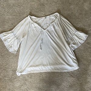 White peasant blouse